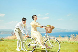 【夏日新风尚】元气森系婚纱照 私家外景